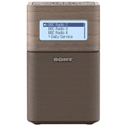 Sony XDR-V1BTD Portable Bluetooth NFC DAB/DAB+/FM Digital Radio Brown/Wood